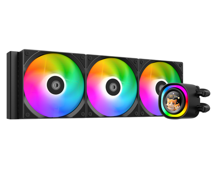 Система жидкостного охлаждения для процессора ID-COOLING FX360 LCD ARGB Black