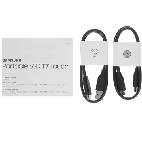 Внешний SSD Samsung 500 Gb T7 TOUCH EXTERNAL Silver MU-PC500S/WW
