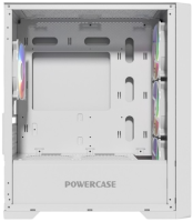 Компьютерный корпус Powercase ByteFlow Micro LE ARGB White (CAMBFW-A4-LE)