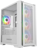 Компьютерный корпус Powercase ByteFlow Micro LE ARGB White (CAMBFW-A4-LE)