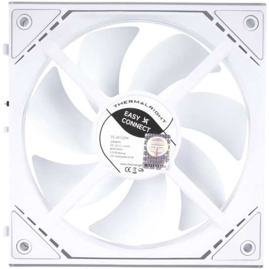 Вентилятор для корпуса Thermalright TL-M12QW ARGB White (TRTLM12QW)