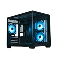 Компьютерный корпус XASTRA QW500M 3ARGB-C10-UC ARGB Black (QW500M-3FM12A-C10-UC)