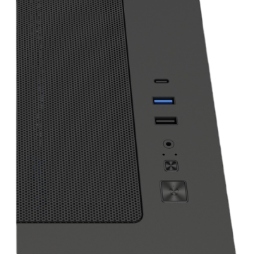 Компьютерный корпус XASTRA QW500M 3ARGB-C10-UC ARGB Black (QW500M-3FM12A-C10-UC)