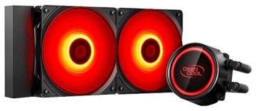 Система водяного охлаждения для процессора Deepcool GAMMAXX L240T Red