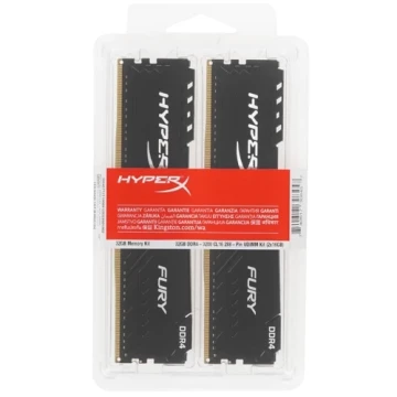 Оперативная память 32 Gb 3200 MHz Kingston HYPERX FURY Black (HX432C16FB4K2/32)