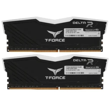 Оперативная память 32 Gb 3600 MHz Team Group T-FORCE DELTA RGB Black (TF3D432G3600HC18JDC01) RTL