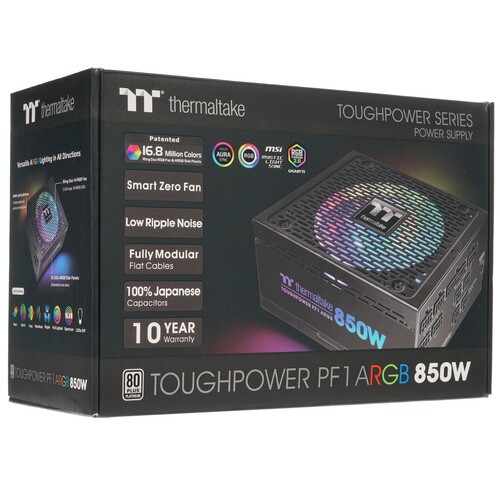 Блок питания Thermaltake 850W TOUGHPOWER PF1 ARGB 850 PS-TPD-0850F3FAPE-1