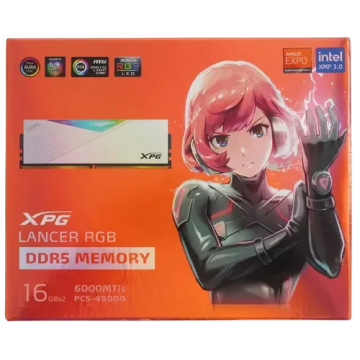 Оперативная память 32 Gb 6000 MHz ADATA XPG LANCER RGB (AX5U6000C3016G-DCLARWH)