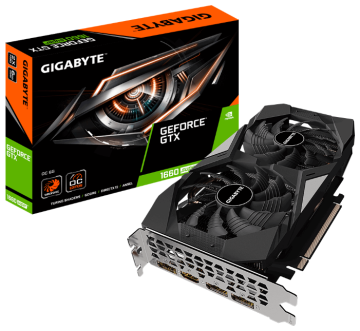 ΠΠΈΠ΄Π΅ΠΎΠΊΠ°ΡΡΠ° GIGABYTE (GV-N166SOC-6GD) GeForce GTX 1660 SUPER 6GB OC