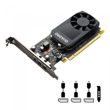 Видеокарта PNY (VCQP400DVIV2-PB) Quadro P400 PCI-E 3.0 2048Mb 64 bit HDCP