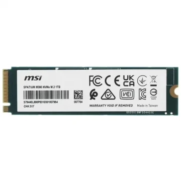 Твердотельный накопитель MSI 1000 Gb SPATIUM M390 S78-440L890-P83