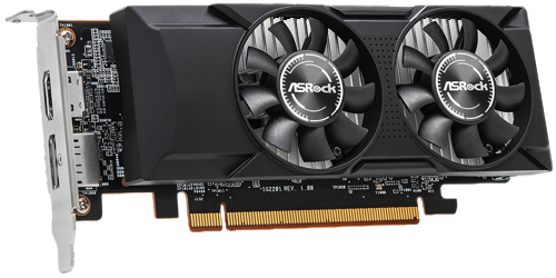Видеокарта ASRock (A380 LP 6G) Intel Arc A380 6GB Low Profile