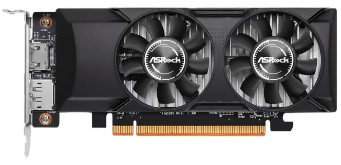 Видеокарта ASRock (A380 LP 6G) Intel Arc A380 6GB Low Profile