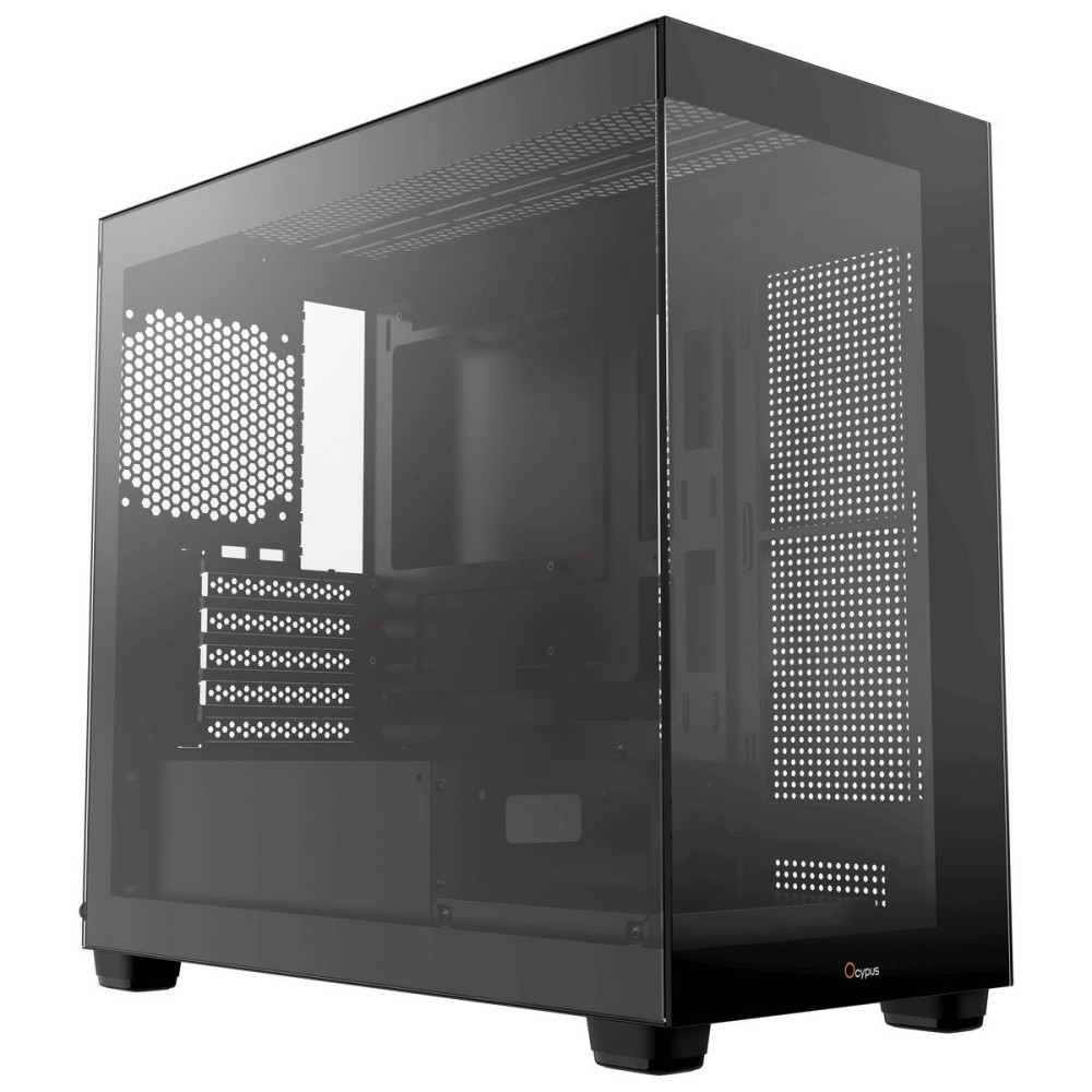 Компьютерный корпус Ocypus Gamma C52 BK TG Black (Gamma-C52-B-KD000XX-GL)