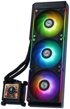 Система жидкостного охлаждения для процессора Lian Li HydroShift LCD 360R ARGB Black (G89.GHSLCD36RB.R0)
