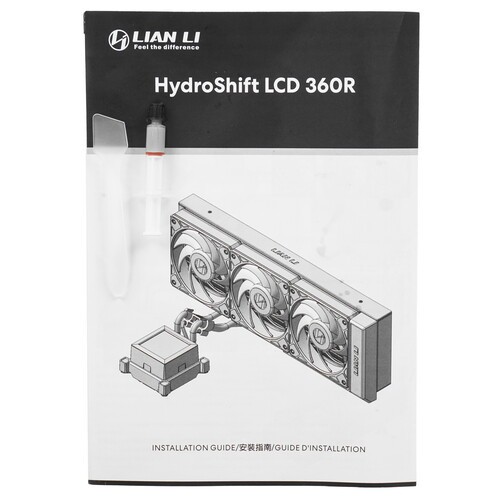 Система жидкостного охлаждения для процессора Lian Li HydroShift LCD 360R ARGB Black (G89.GHSLCD36RB.R0)