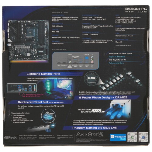 Материнская плата ASRock B550M PG RIPTIDE