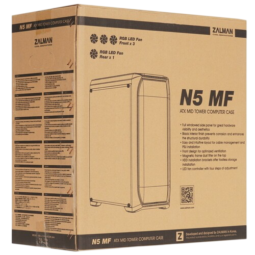 Компьютерный корпус Zalman N5 MF Black