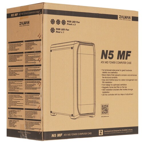 Компьютерный корпус Zalman N5 MF Black
