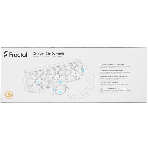 Система жидкостного охлаждения для процессора Fractal Design Celsius+ S36 Dynamic FD-W-2-S3601