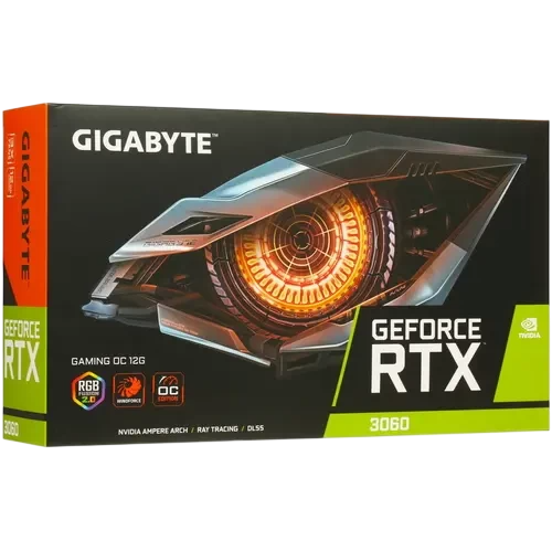 Видеокарта Gigabyte (GV-N3060GAMING OC-12GD 2.0) GeForce RTX 3060 12GB GAMING OC (rev. 2.0) LHR
