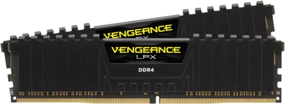 Оперативная память 32 Gb 3200 MHz CORSAIR VENGEANCE LPX Black (CMK32GX4M2E3200C16)