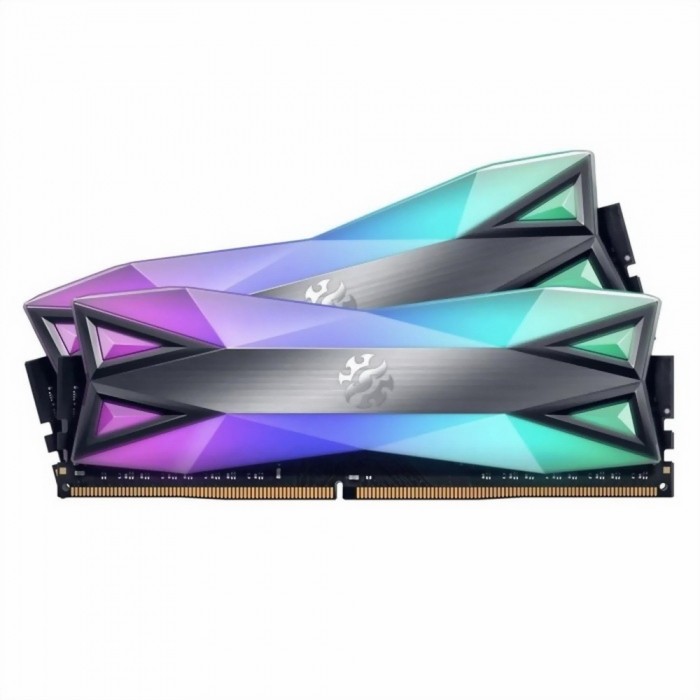Оперативная память 16 Gb 3600 MHz ADATA XPG SPECTRIX D60G RGB Grey (AX4U36008G18A-DT60)