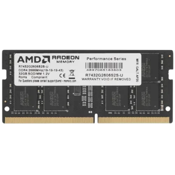Оперативная память 32 Gb 2666 MHz AMD (R7432G2606S2S-U)