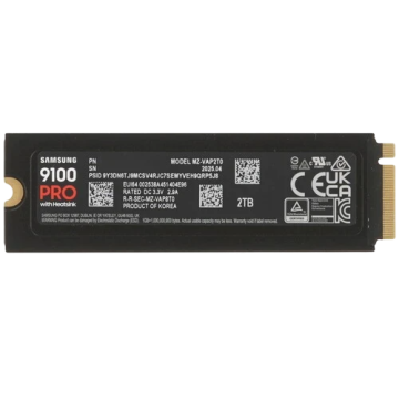 Твердотельный накопитель Samsung 2000 Gb 9100 PRO (MZ-VAP2T0CW)