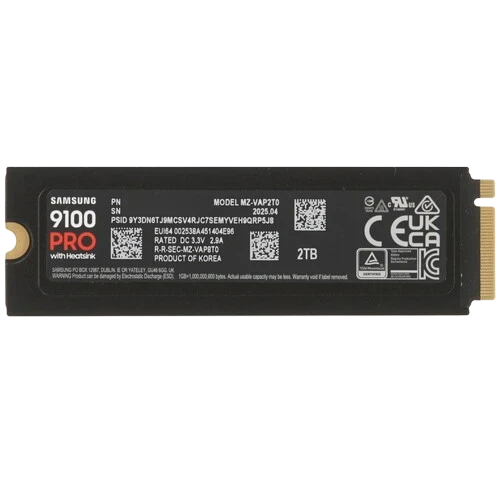 Твердотельный накопитель Samsung 2000 Gb 9100 PRO (MZ-VAP2T0CW)