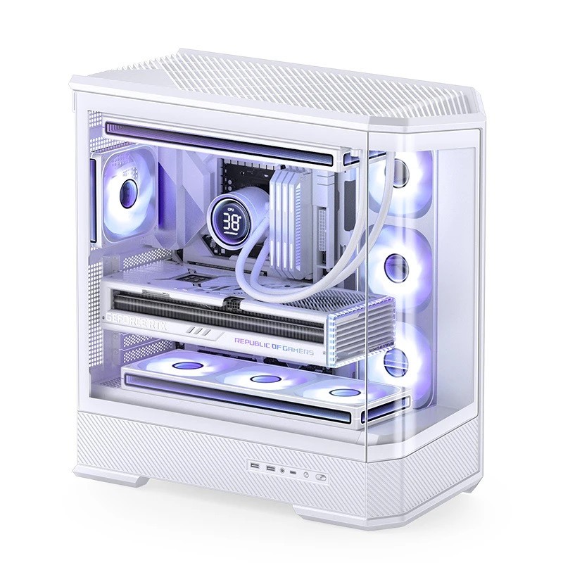 Компьютерный корпус JONSBO D400 TG White