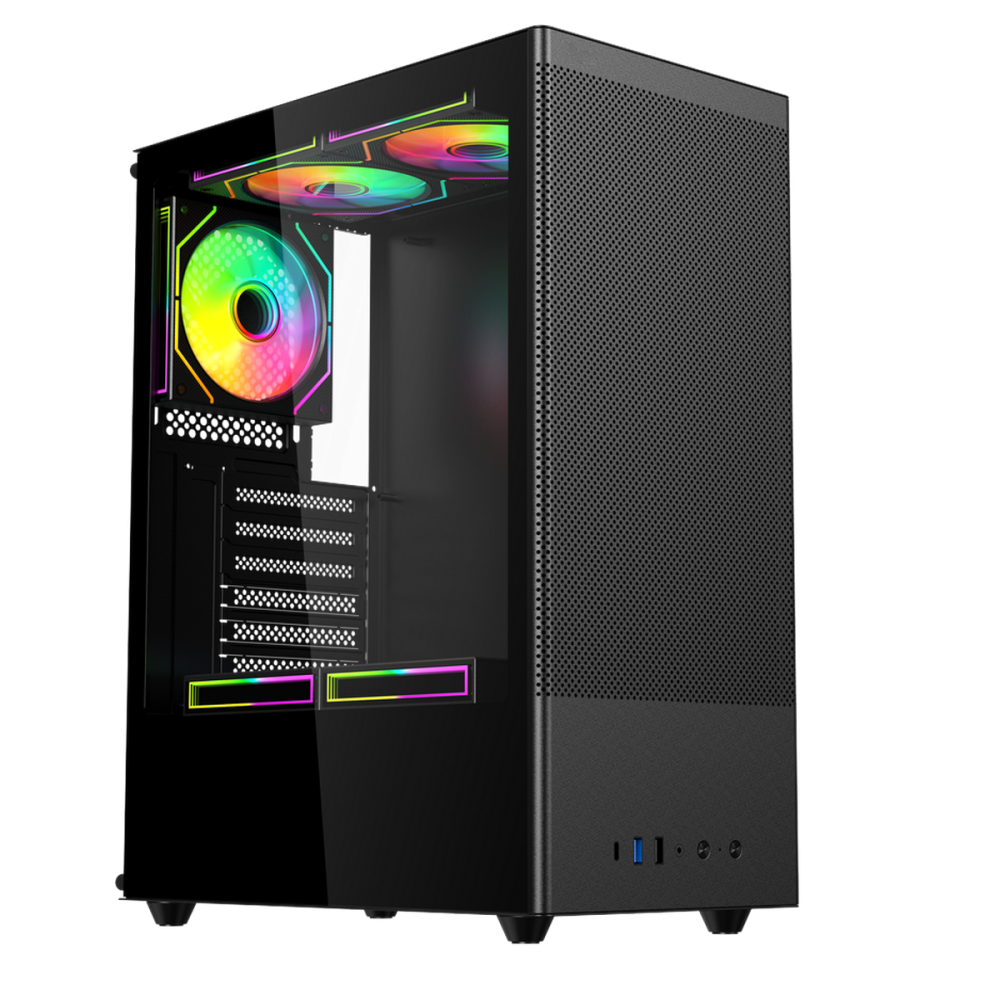 Компьютерный корпус ACD Citadel 108B TG Black (AH-SI2G0-000)