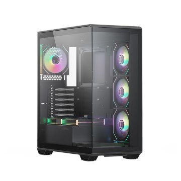 Компьютерный корпус XASTRA Q600 6ARGB-C10 ARGB Black (Q600-6FM12A-C10)