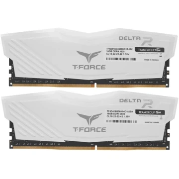 Оперативная память 32 Gb 3600 MHz Team Group T-FORCE DELTA RGB White (TF4D432G3600HC18JDC01) RTL