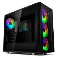 Компьютерный корпус Fractal Design DEFINE S2 VISION RGB Blackout TG FD-CA-DEF-S2V-RGB-BKO-TGD