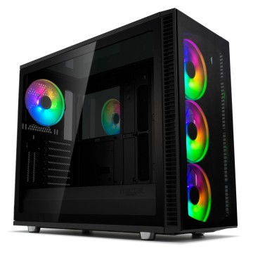 Компьютерный корпус Fractal Design DEFINE S2 VISION RGB Blackout TG FD-CA-DEF-S2V-RGB-BKO-TGD