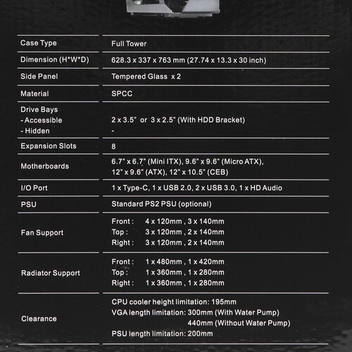 Компьютерный корпус Thermaltake AH T600 Black CA-1Q4-00M1WN-00