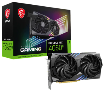 Видеокарта MSI (RTX 4060 Ti GAMING 8G) GeForce RTX 4060 Ti 8GB GAMING