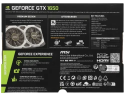 Видеокарта MSI (GTX 1650 D6 VENTUS XS OCV3) GeForce GTX 1650 4GB D6 VENTUS XS OCV3 2FAN