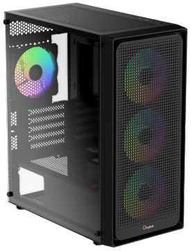 Компьютерный корпус Ocypus Gamma C50 BK ARGB TG Black (Gamma-C50-BKG400XX-GL)