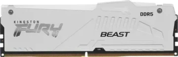 Оперативная память 16 Gb 6800 MHz Kingston FURY Beast RGB White (KF568C34BWA-16)