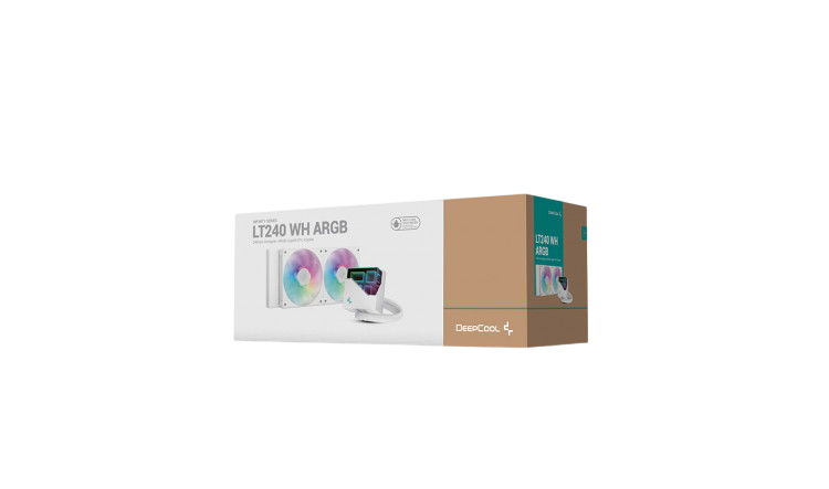 Система жидкостного охлаждения для процессора Deepcool LT240 WH ARGB White