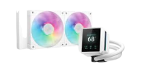 Система жидкостного охлаждения для процессора Deepcool LT240 WH ARGB White