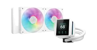 Система жидкостного охлаждения для процессора Deepcool LT240 WH ARGB White