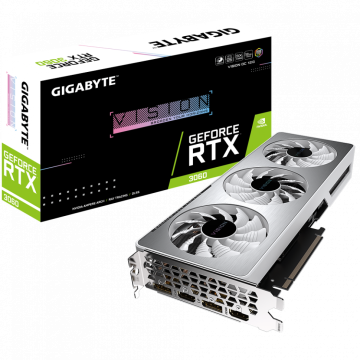 Видеокарта GIGABYTE (GV-N3060VISION OC-12GD) GeForce RTX 3060 12GB VISION OC