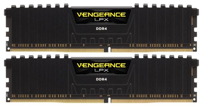 Оперативная память 16 Gb 3600 MHz CORSAIR VENGEANCE LPX Black (CMK16GX4M2D3600C16)
