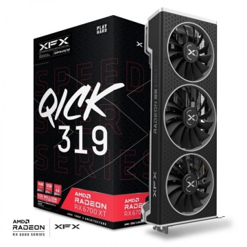Видеокарта XFX (RX-67XTYLUDP) AMD Radeon RX 6700 XT 12GB Speedster MERC319 CORE