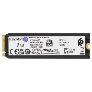 Твердотельный накопитель Kingston 1000 Gb FURY RENEGADE (SFYRSK/1000G)