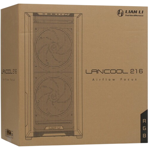 Компьютерный корпус Lian Li LANCOOL 216R-W White (G99.LAN216RW.10R)