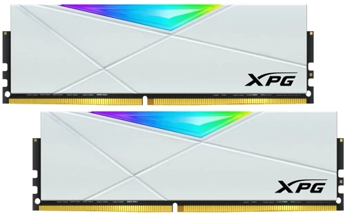 Оперативная память 16 Gb 3600 MHz ADATA XPG SPECTRIX D50 White RGB (AX4U36008G18A-DW50)